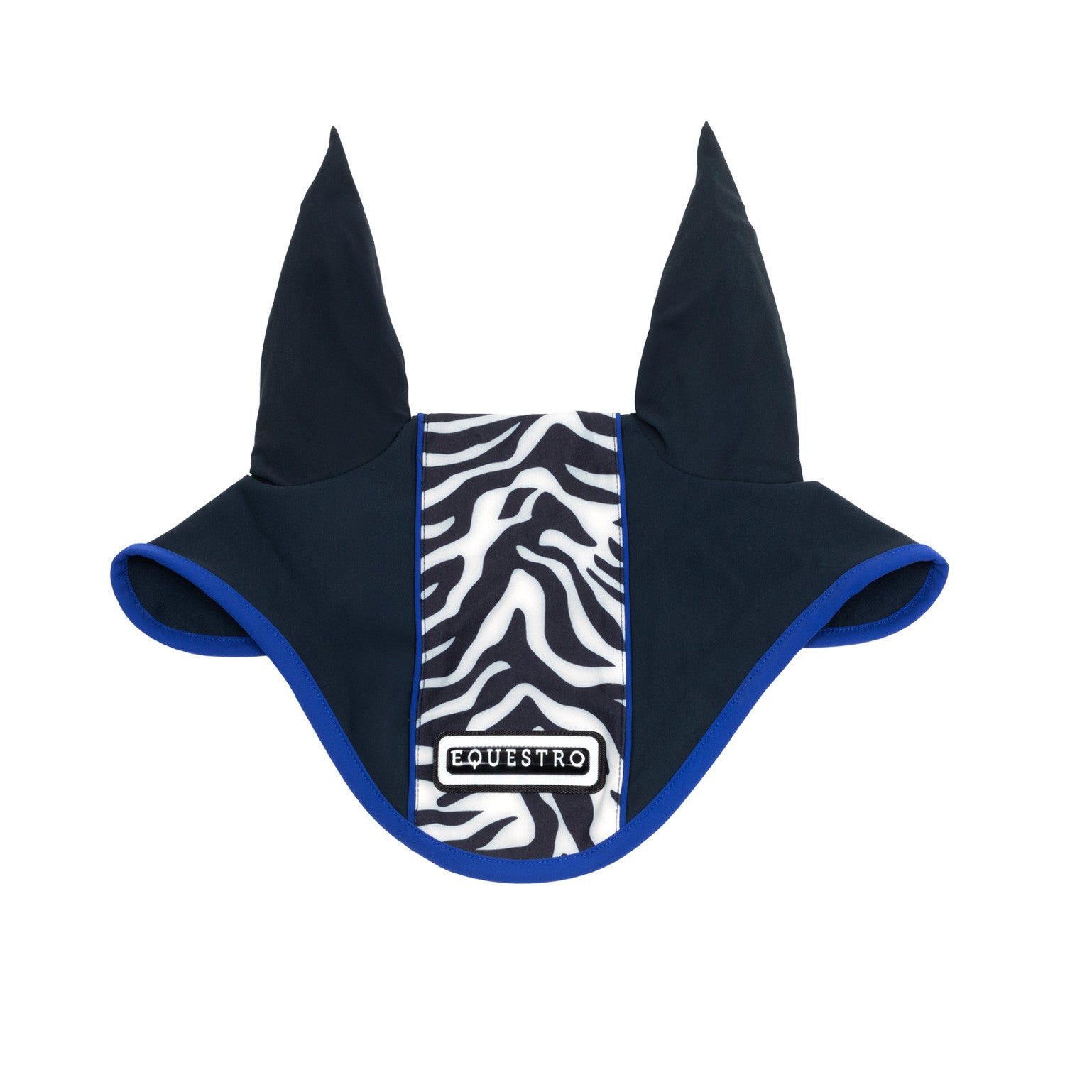 Fly veil in technical fabric with zebra central band.