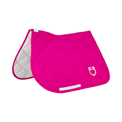 Padded GP jumping saddle pad with honeycomb inside.