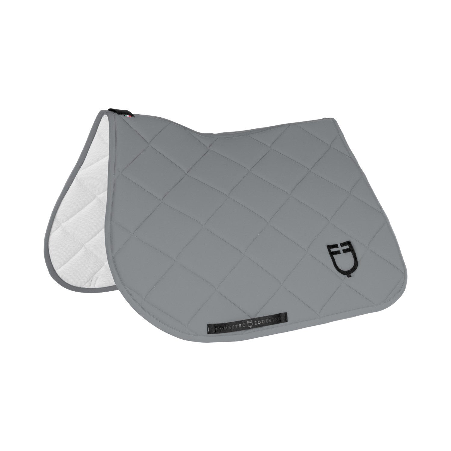 Padded GP jumping saddle pad with honeycomb inside.