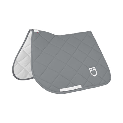 Padded GP jumping saddle pad with honeycomb inside.