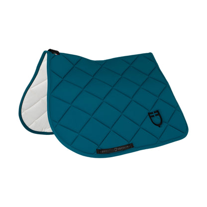 Padded GP jumping saddle pad with honeycomb inside.