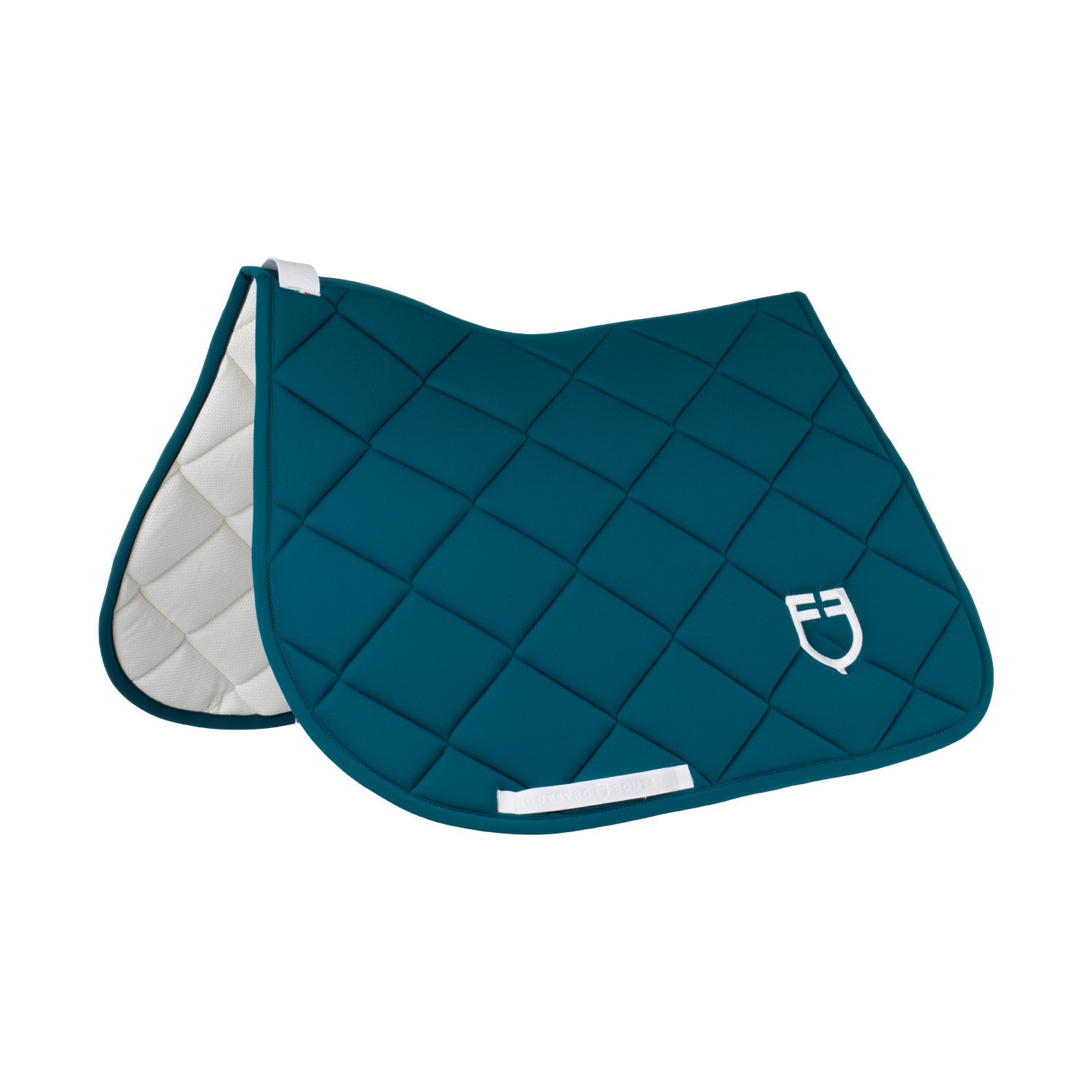 Padded GP jumping saddle pad with honeycomb inside.