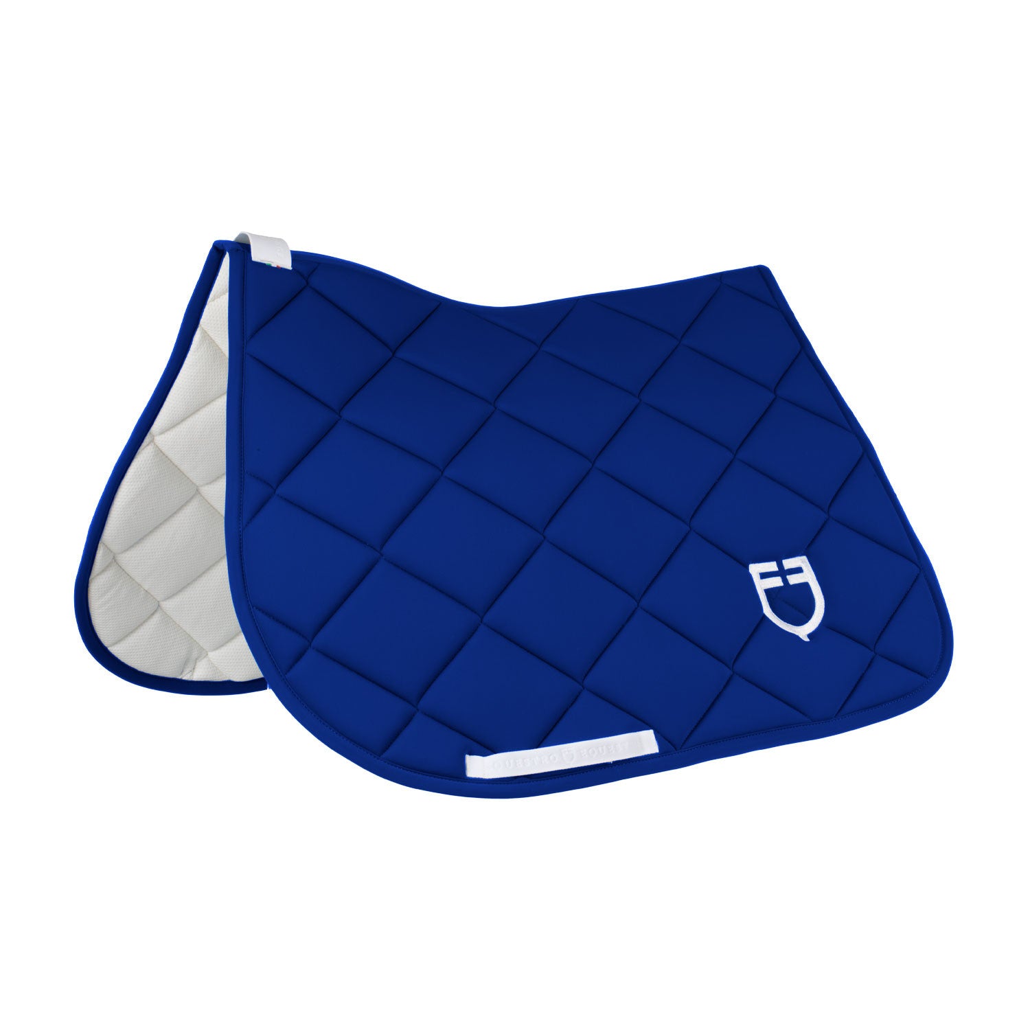 Padded GP jumping saddle pad with honeycomb inside.