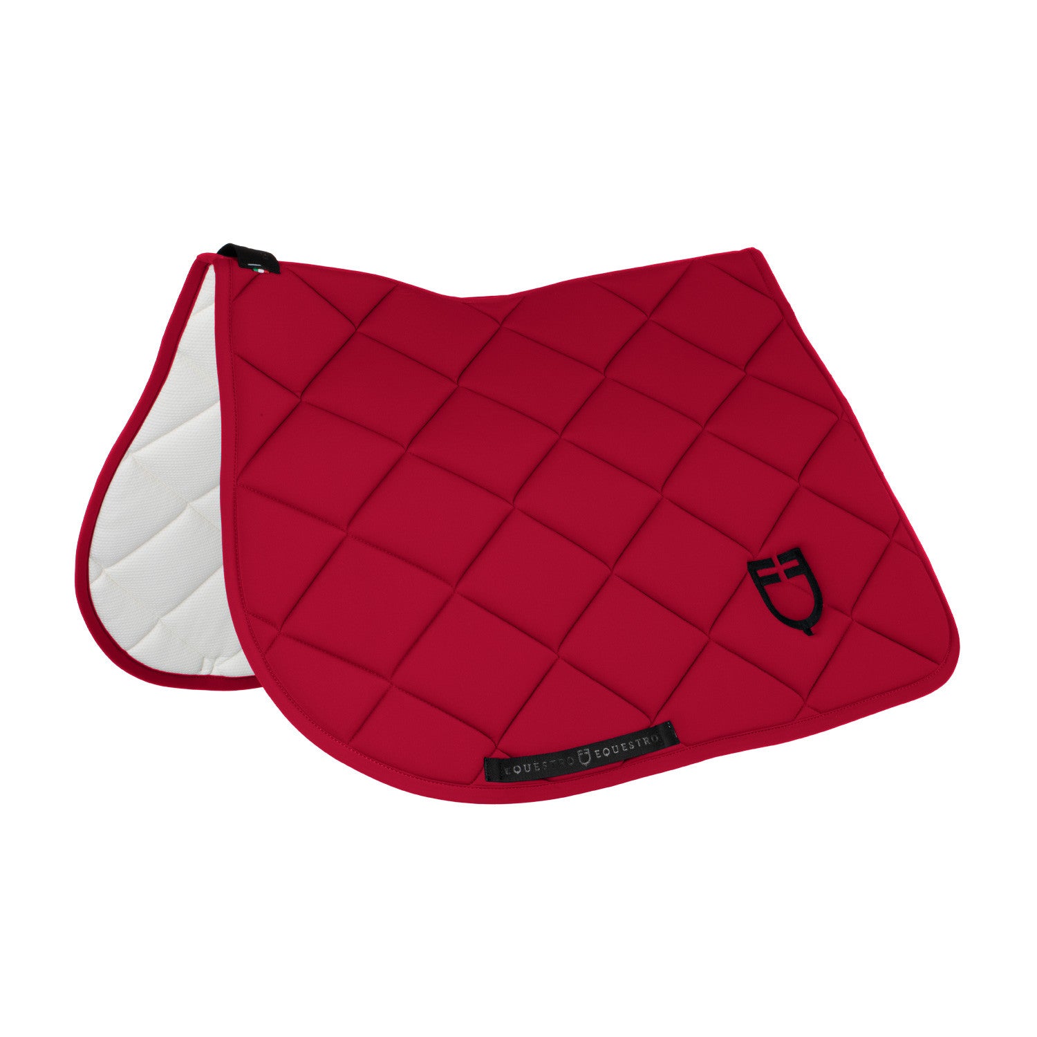 Padded GP jumping saddle pad with honeycomb inside.