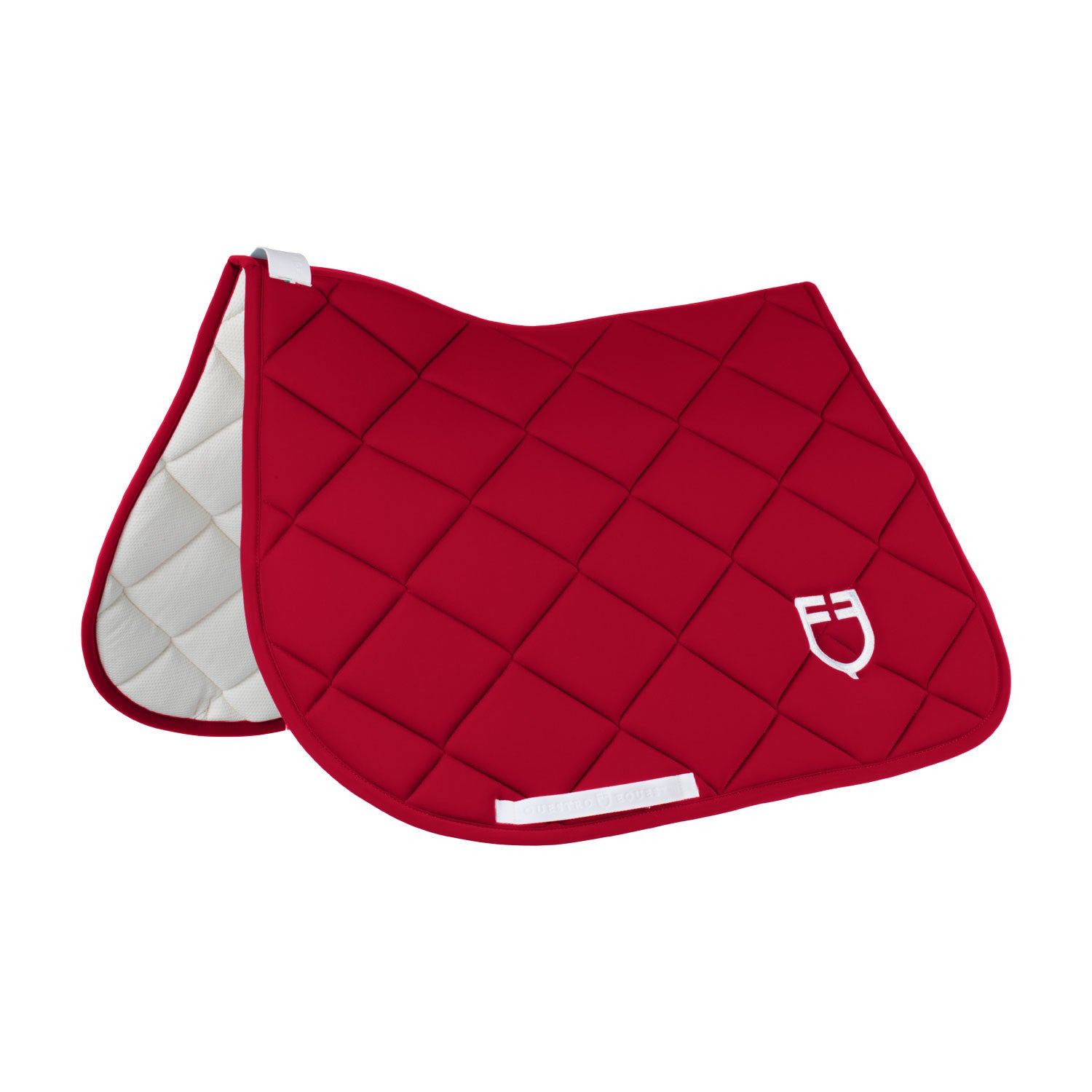 Padded GP jumping saddle pad with honeycomb inside.