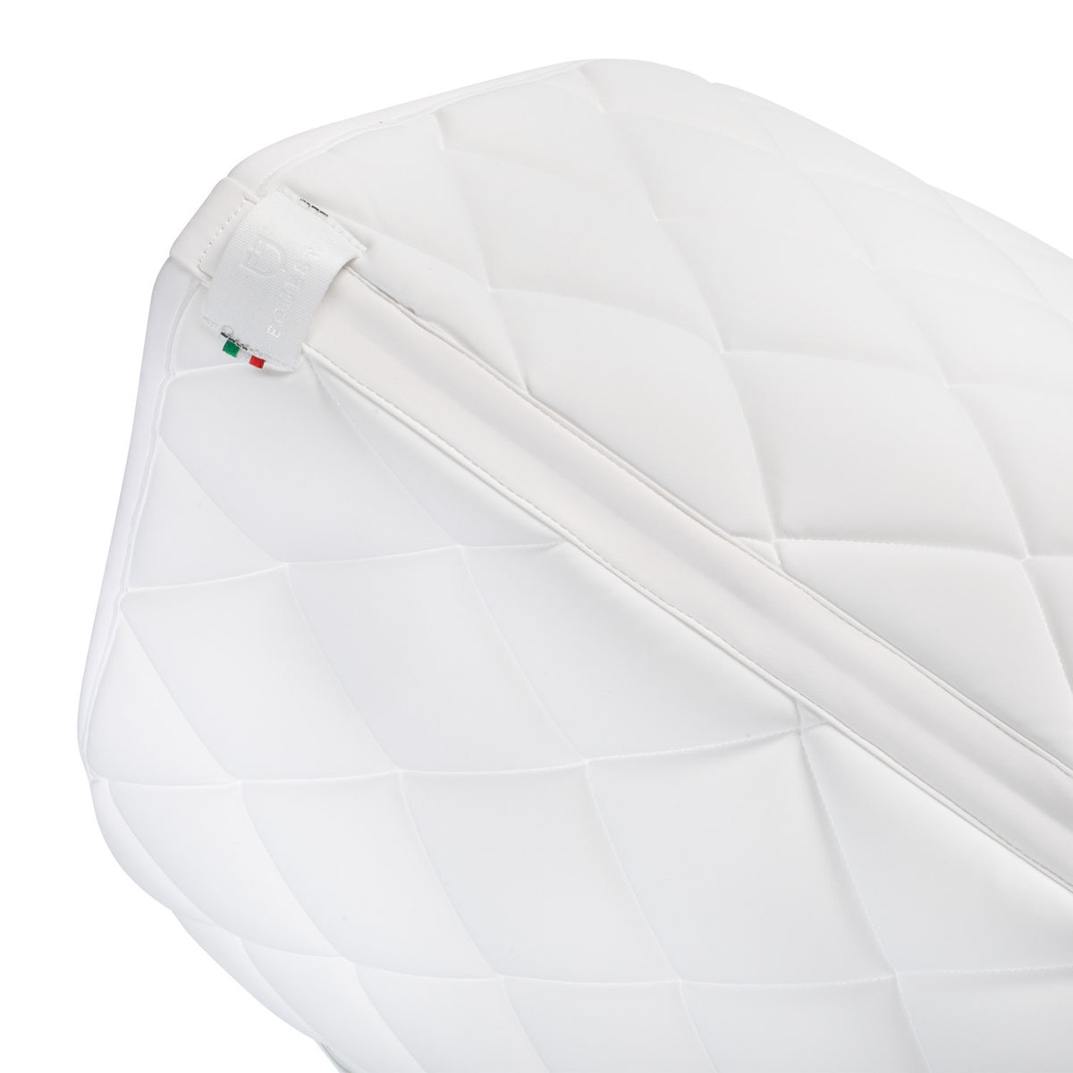 Equestro Quilted Dressage Saddle Pad With Rhinestone Logo