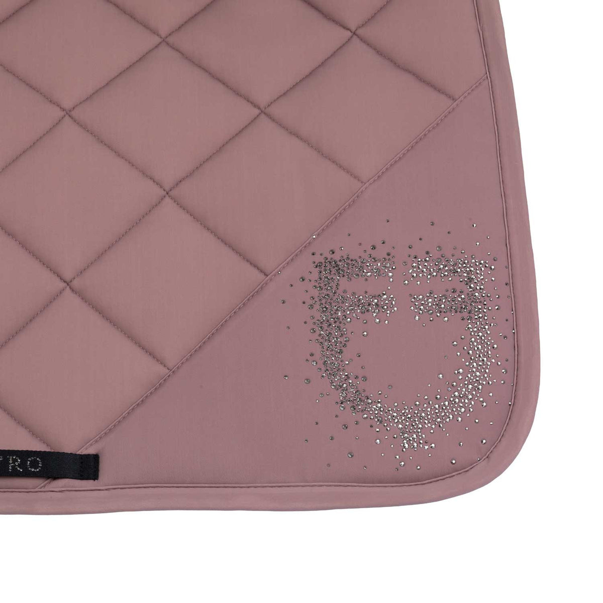 Equestro Jumping Saddle Pad With Rhinestone Logo