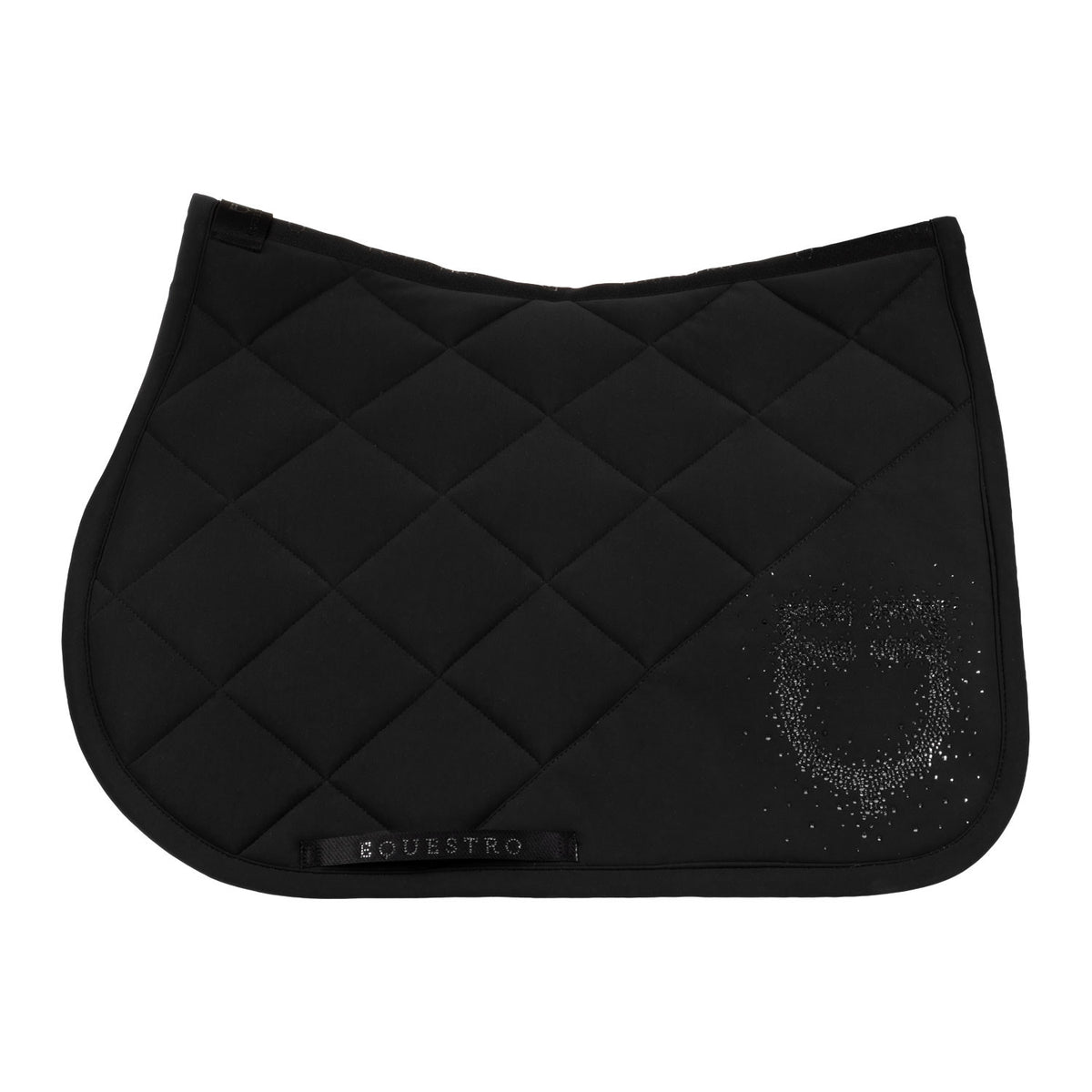 Equestro Jumping Saddle Pad With Rhinestone Logo