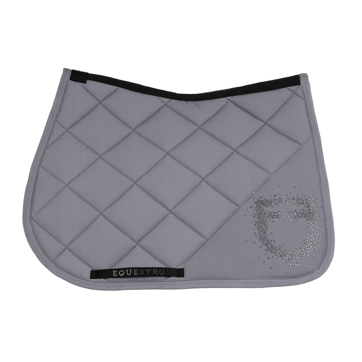 Equestro Jumping Saddle Pad With Rhinestone Logo