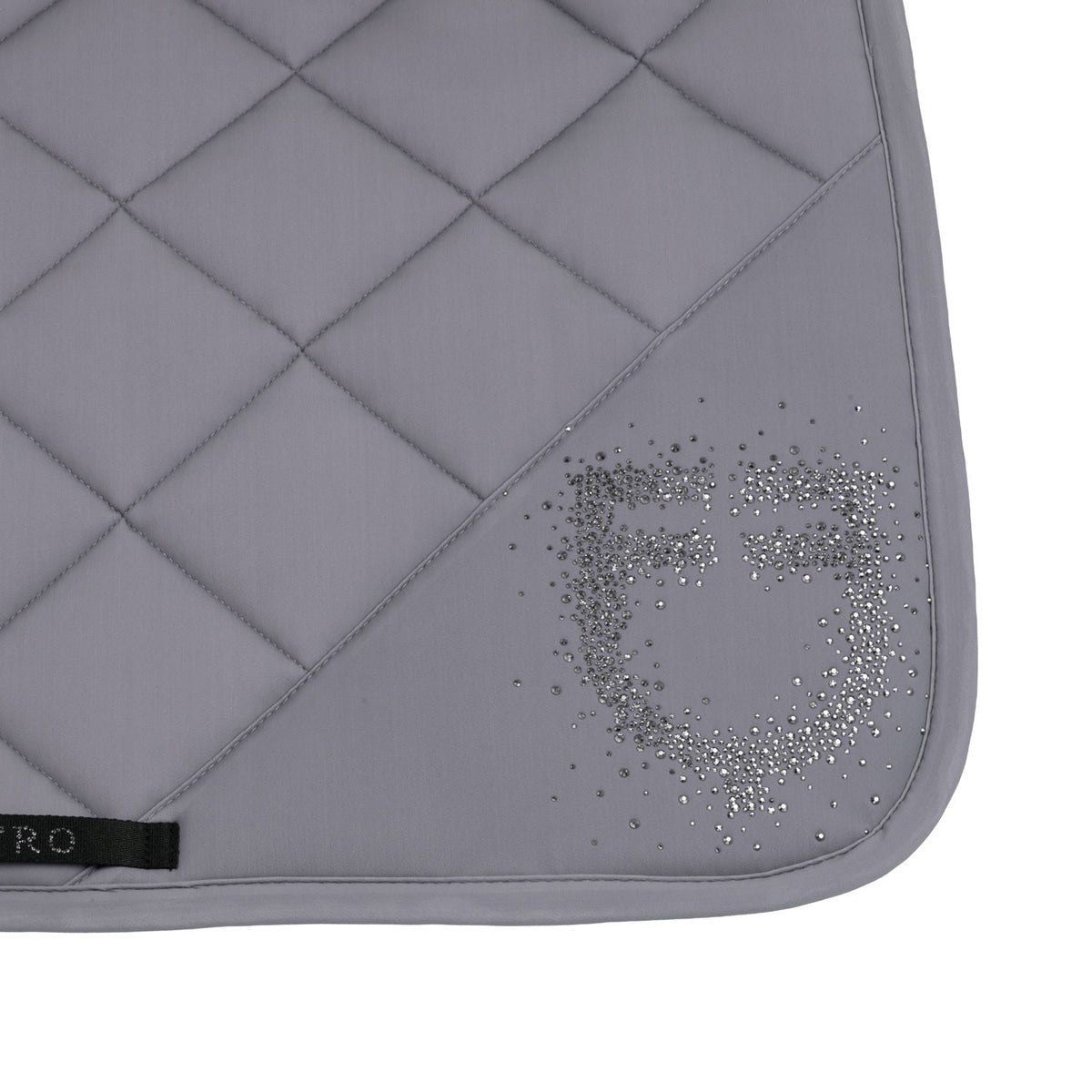 Equestro Jumping Saddle Pad With Rhinestone Logo