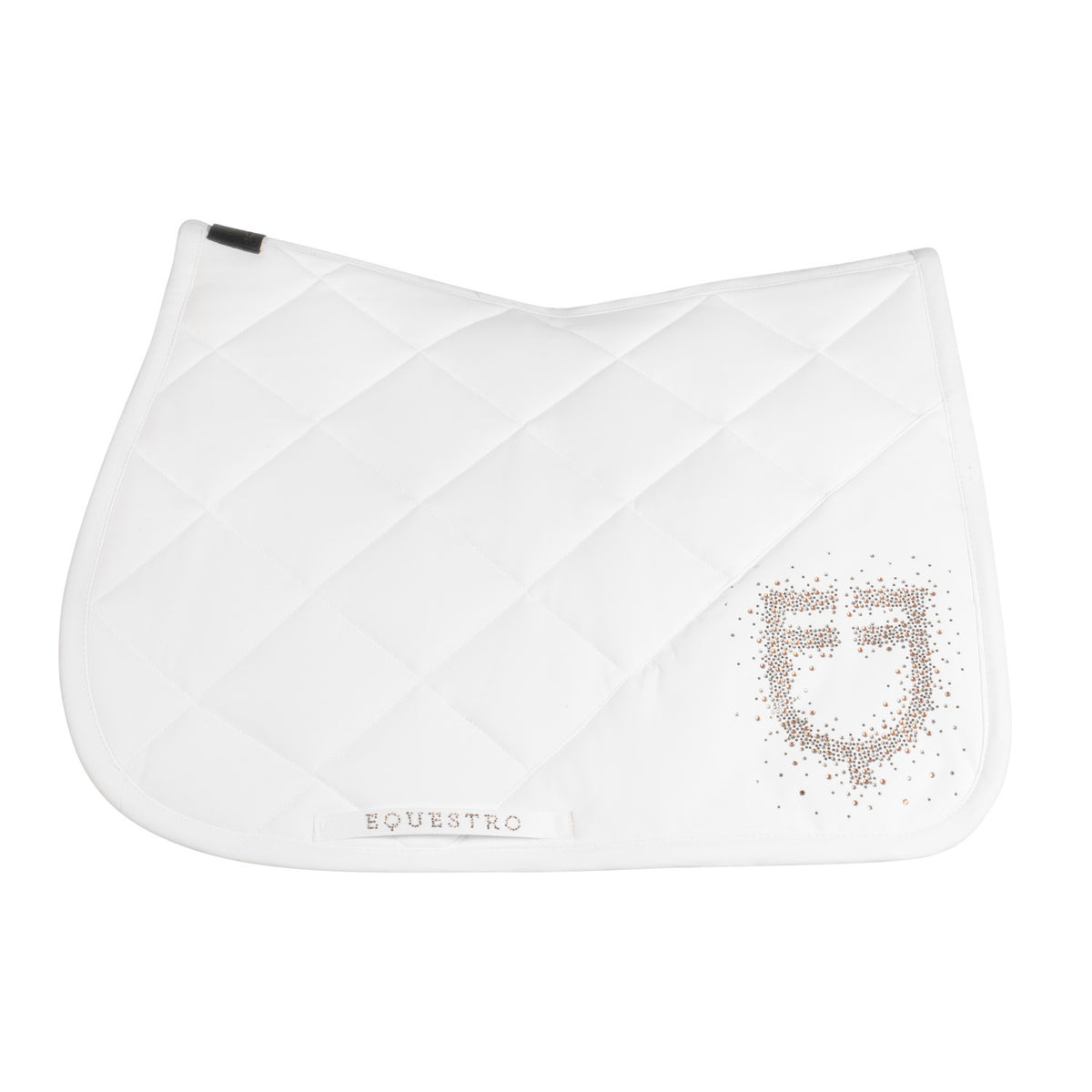 Equestro Jumping Saddle Pad With Rhinestone Logo