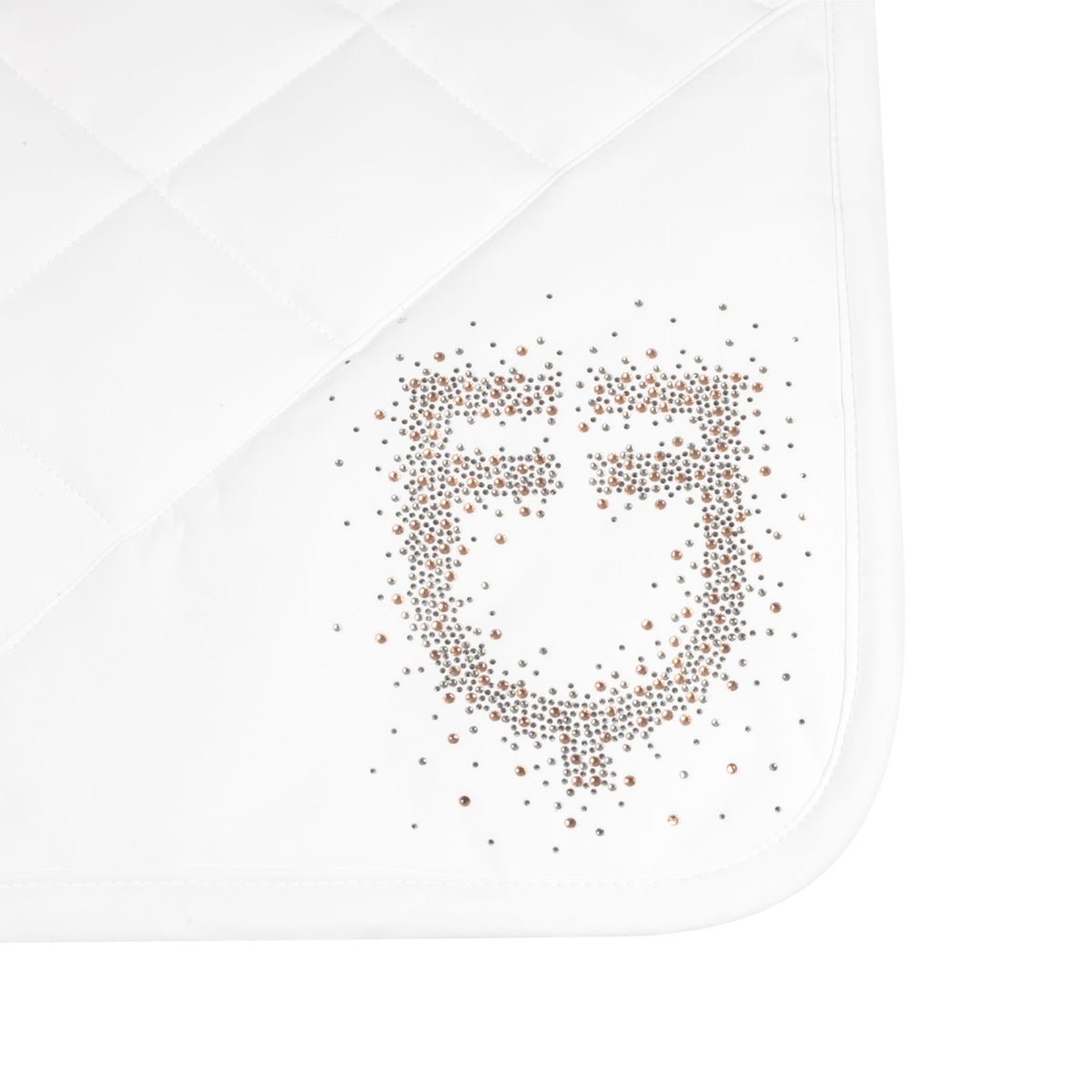 Equestro Jumping Saddle Pad With Rhinestone Logo