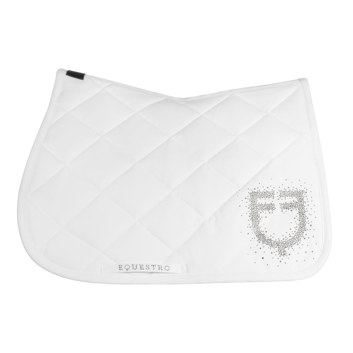 Equestro Jumping Saddle Pad With Rhinestone Logo