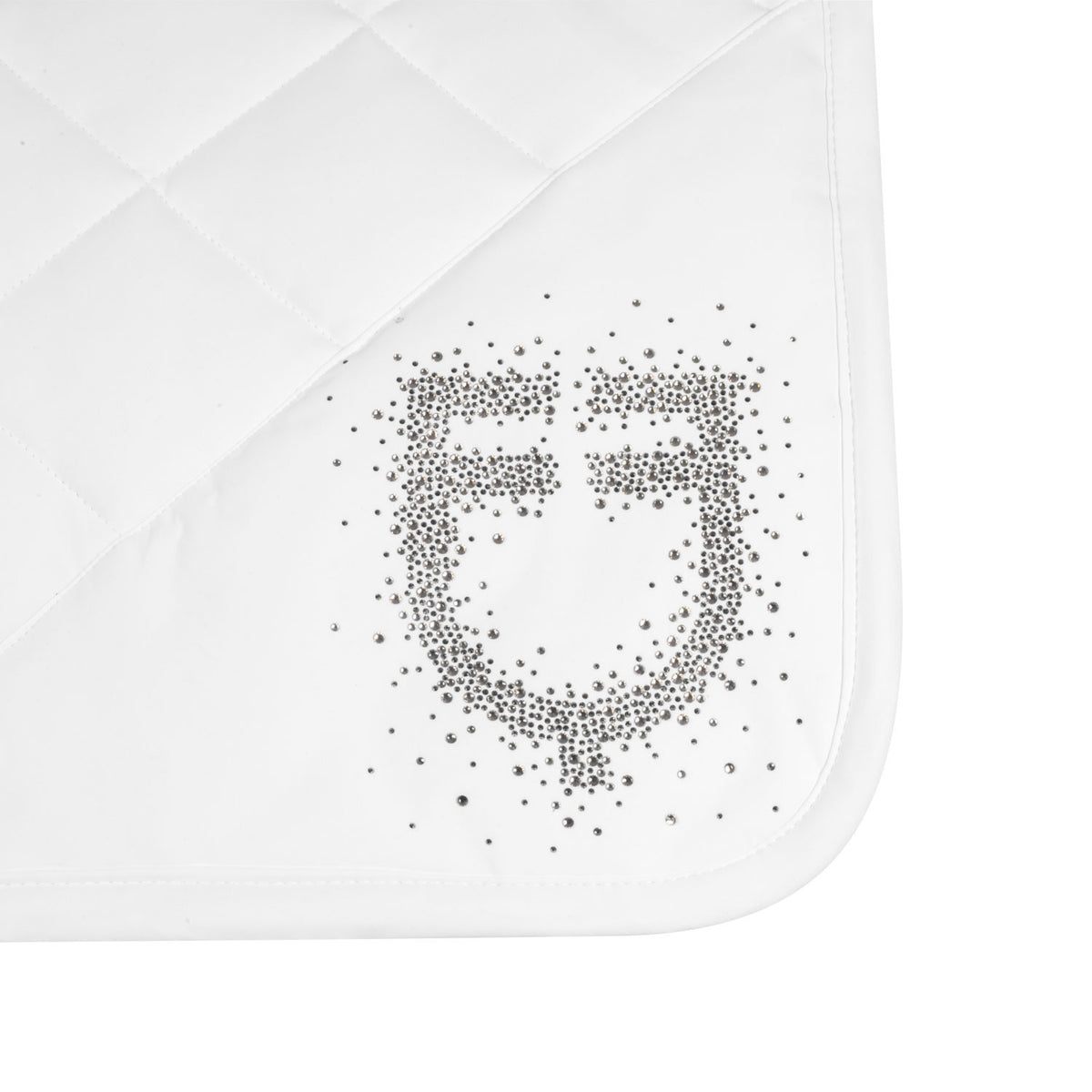 Equestro Jumping Saddle Pad With Rhinestone Logo