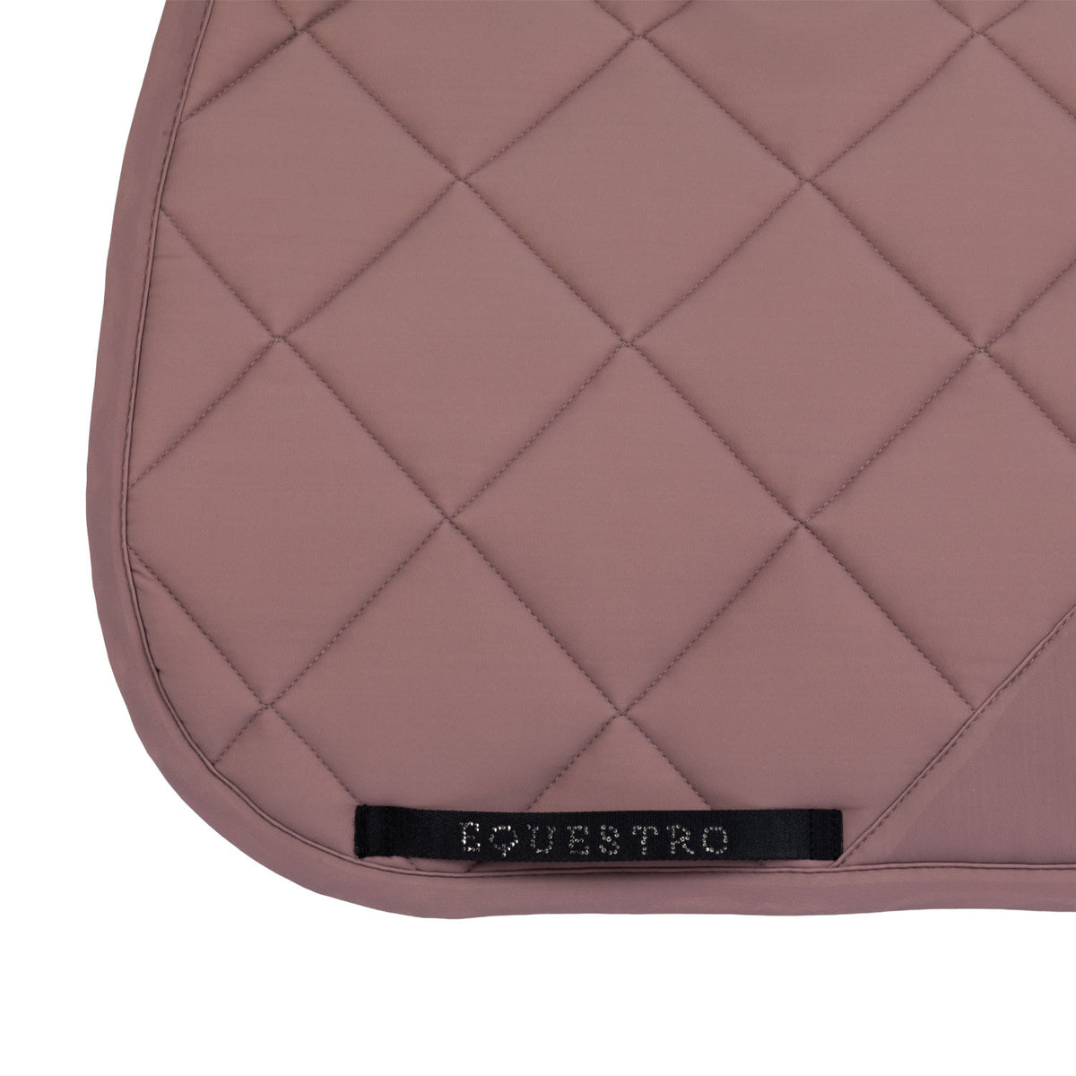 Equestro Dressage Saddle Pad With Rhinestone Logo