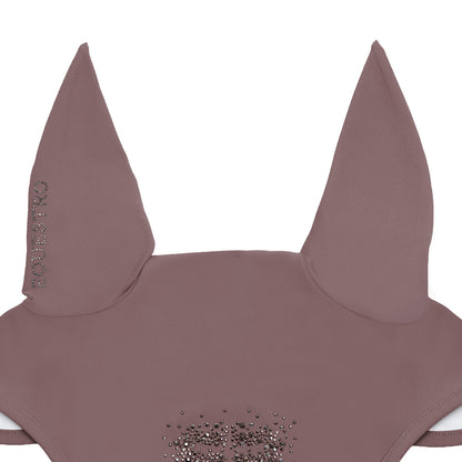 Equestro Fly Veil In Technical Fabric With Rhinestone Logo