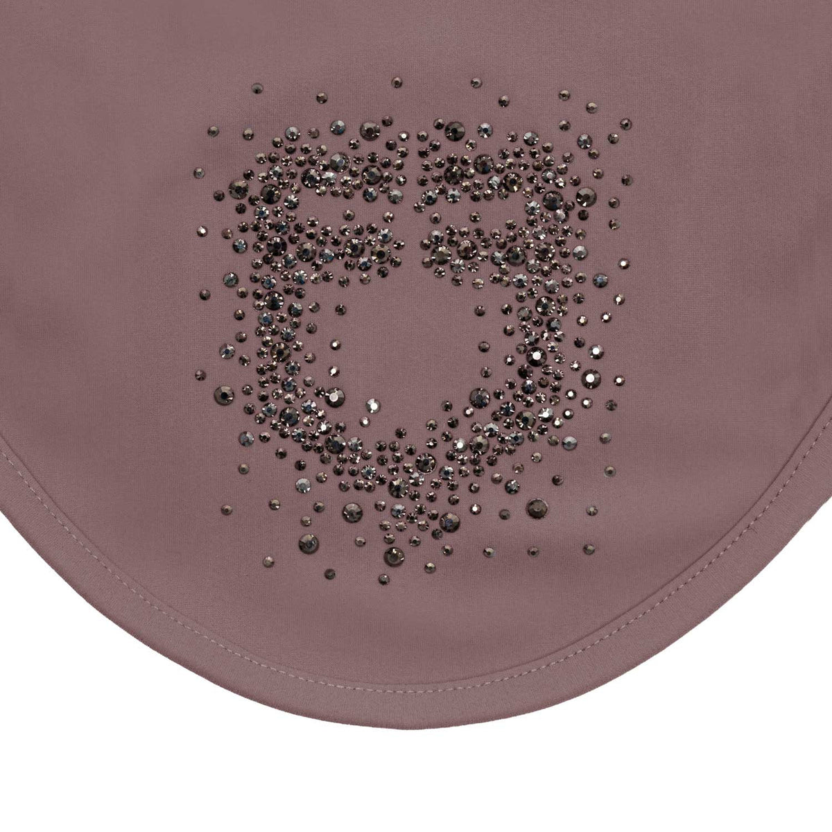 Equestro Fly Veil In Technical Fabric With Rhinestone Logo