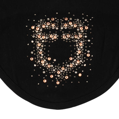 Equestro Fly Veil In Technical Fabric With Rhinestone Logo