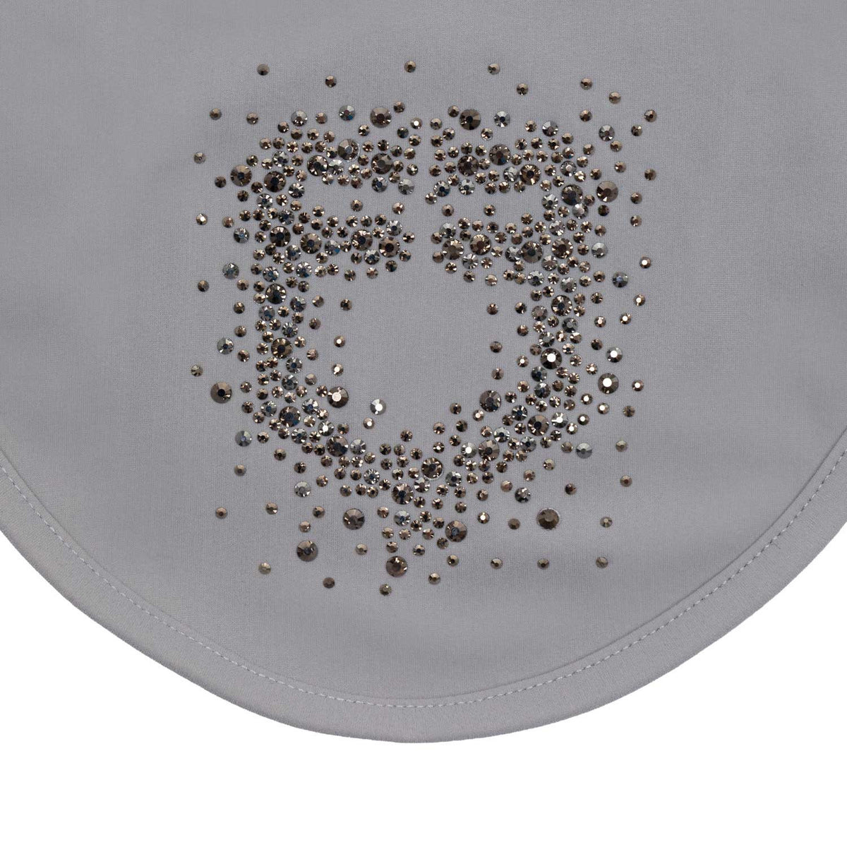 Equestro Fly Veil In Technical Fabric With Rhinestone Logo