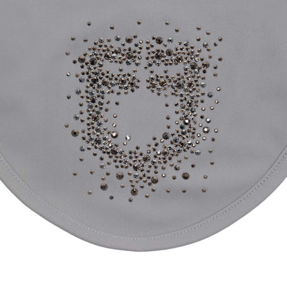 Equestro Fly Veil In Technical Fabric With Rhinestone Logo