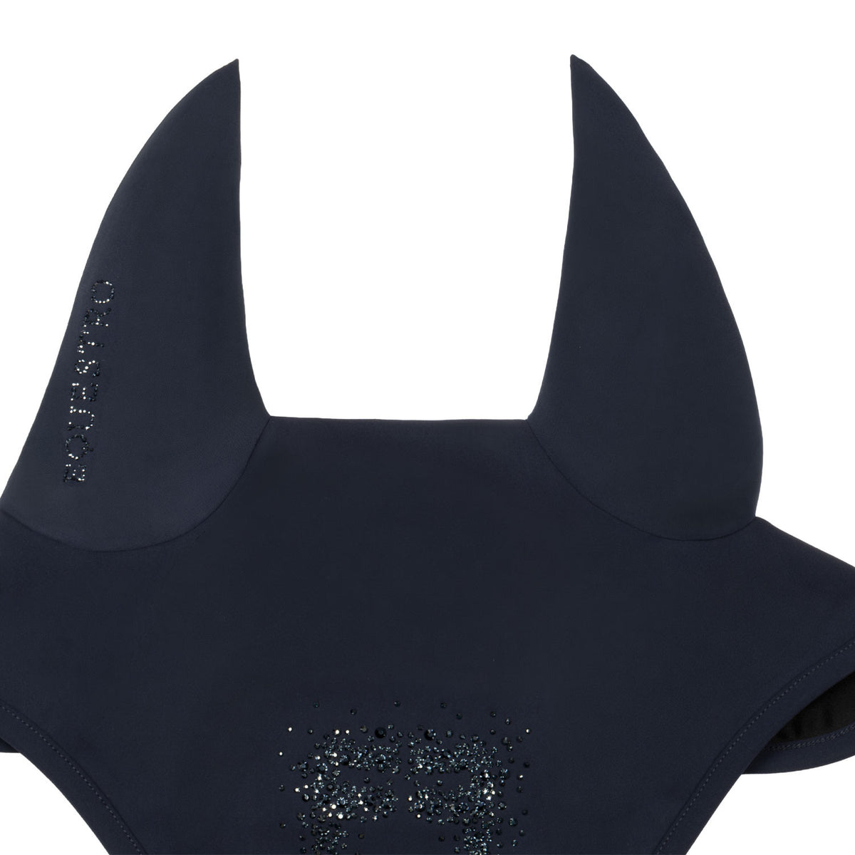 Equestro Fly Veil In Technical Fabric With Rhinestone Logo