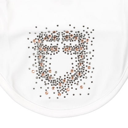 Equestro Fly Veil In Technical Fabric With Rhinestone Logo
