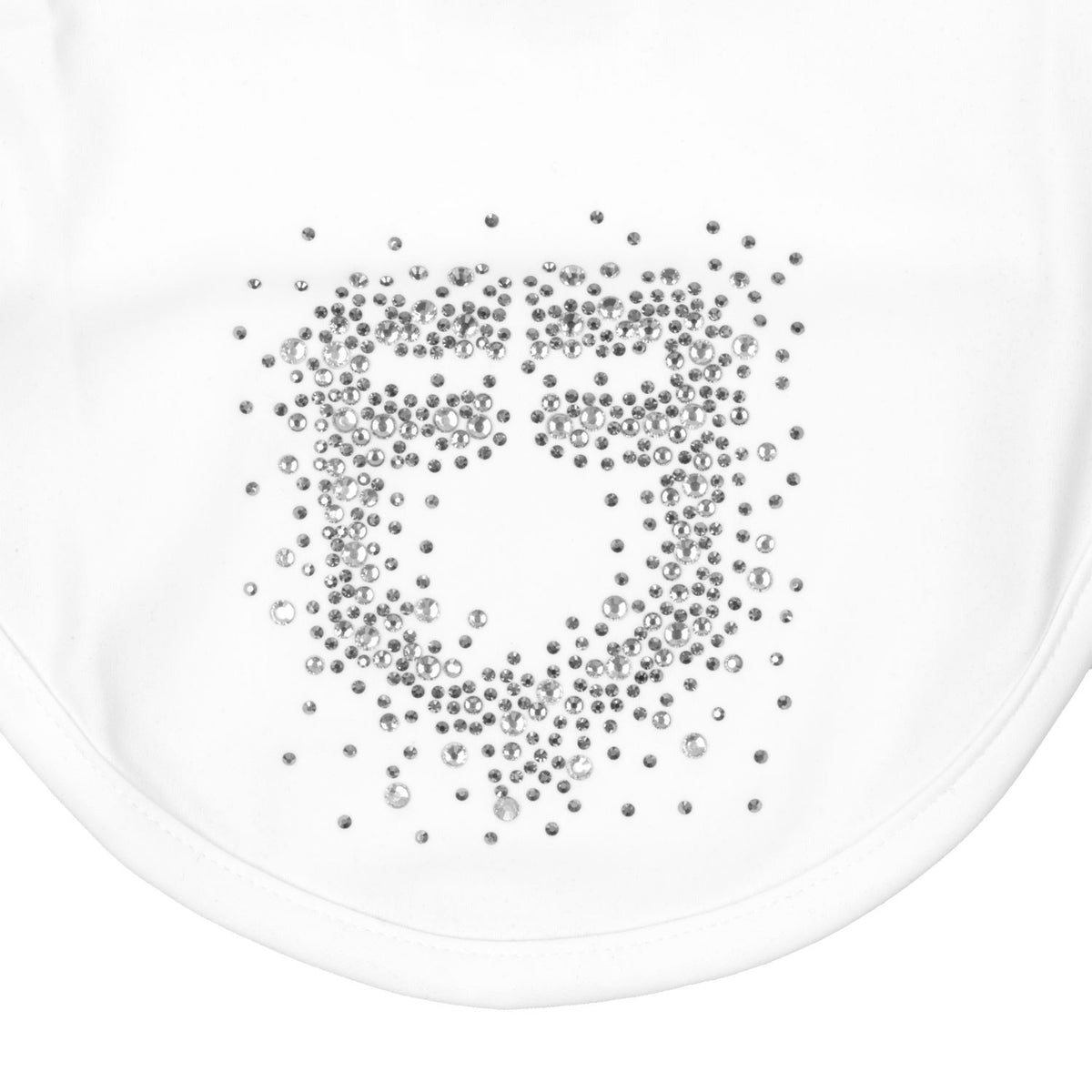 Equestro Fly Veil In Technical Fabric With Rhinestone Logo
