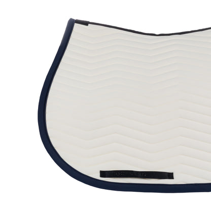 Equestro Wave Quilting Jumping Saddle Pad In Technical Fabric