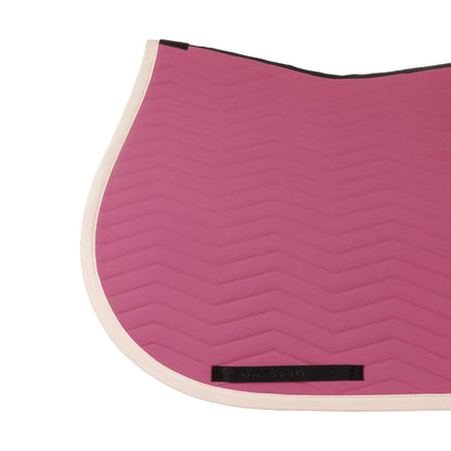Equestro Wave Quilting Jumping Saddle Pad In Technical Fabric