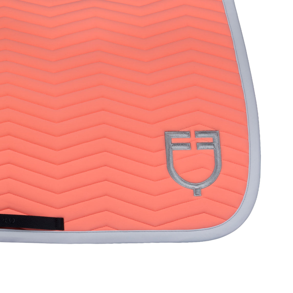 Equestro Wave Quilting Jumping Saddle Pad In Technical Fabric