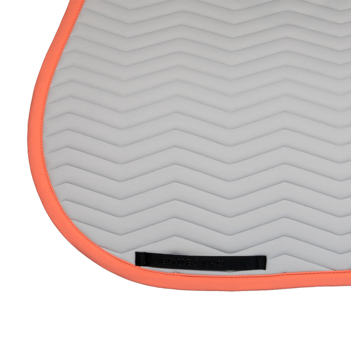 Equestro Wave Quilting Jumping Saddle Pad In Technical Fabric