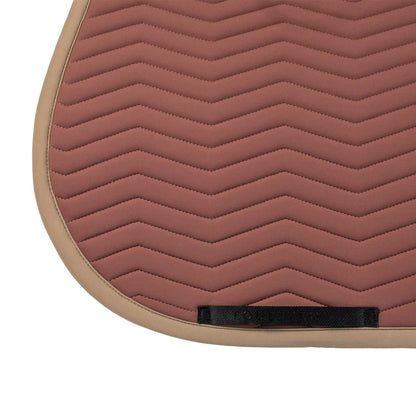 Equestro Wave Quilting Jumping Saddle Pad In Technical Fabric