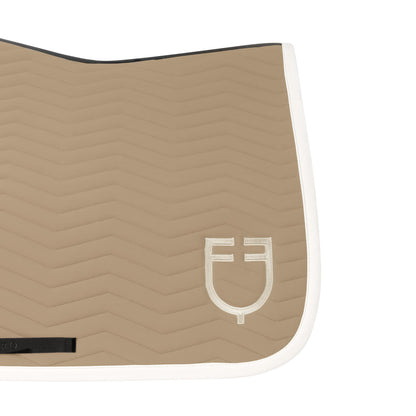 Equestro Wave Quilting Jumping Saddle Pad In Technical Fabric