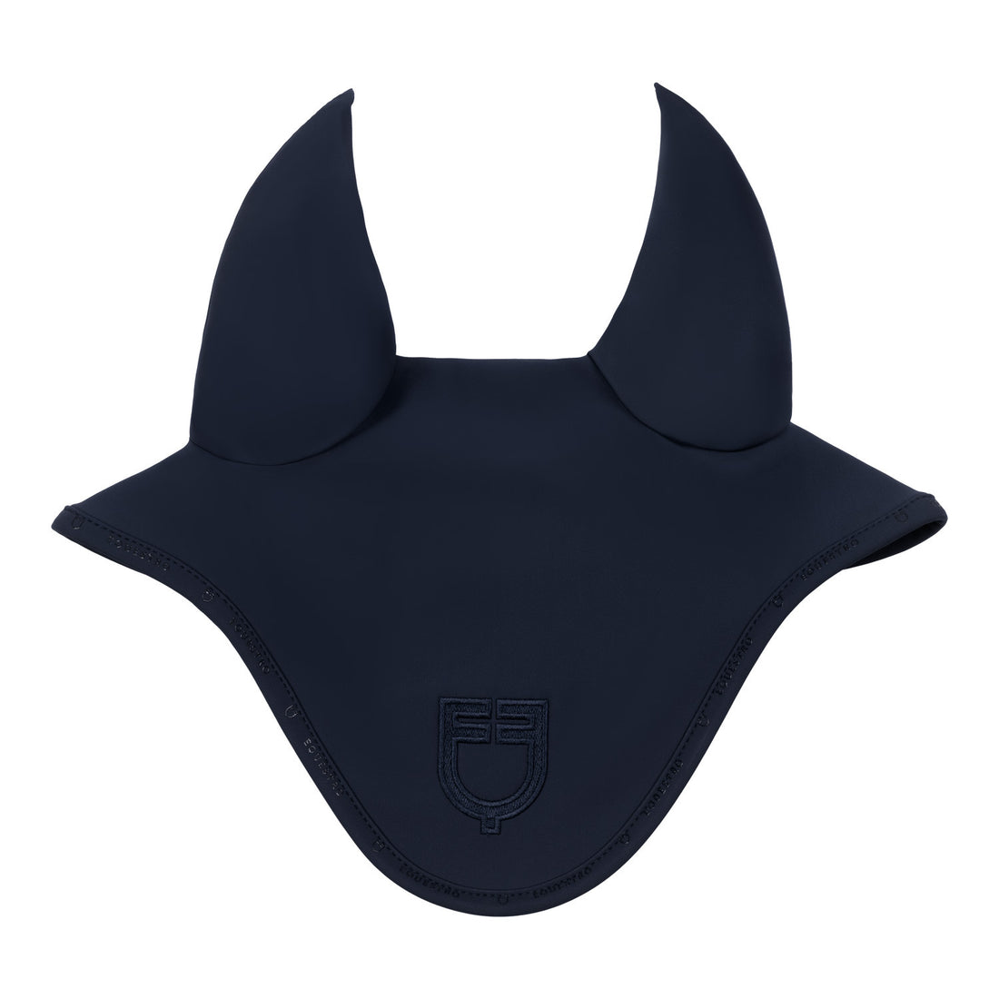 Silica fly veil with logo.