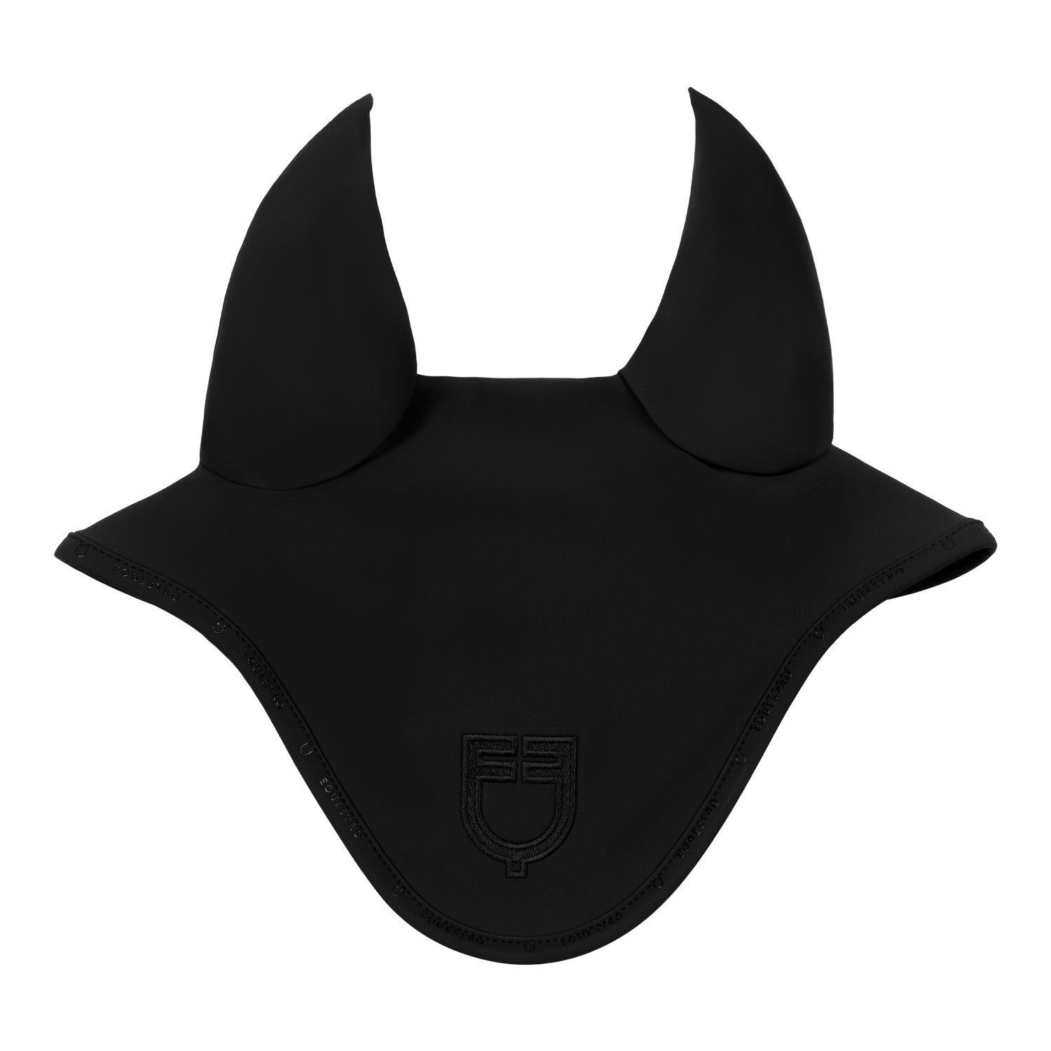 Silica fly veil with logo.