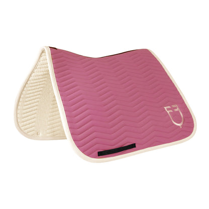 Wave Quilting dressage saddle pad in technical fabric.