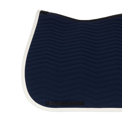 Equestro Wave Quilting Dressage Saddle Pad In Technical Fabric