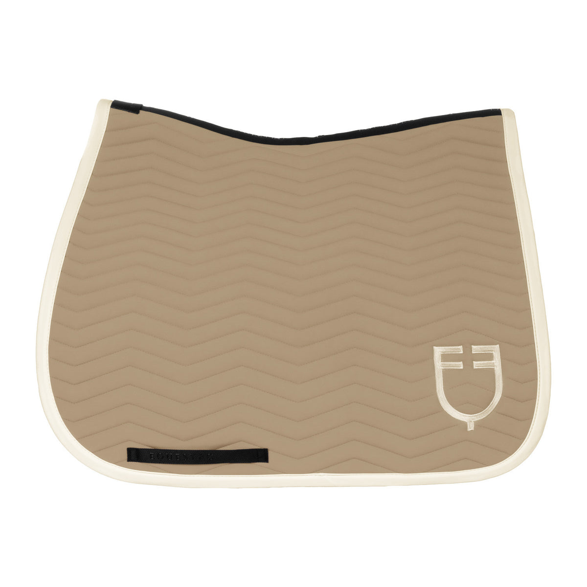 Equestro Wave Quilting Dressage Saddle Pad In Technical Fabric