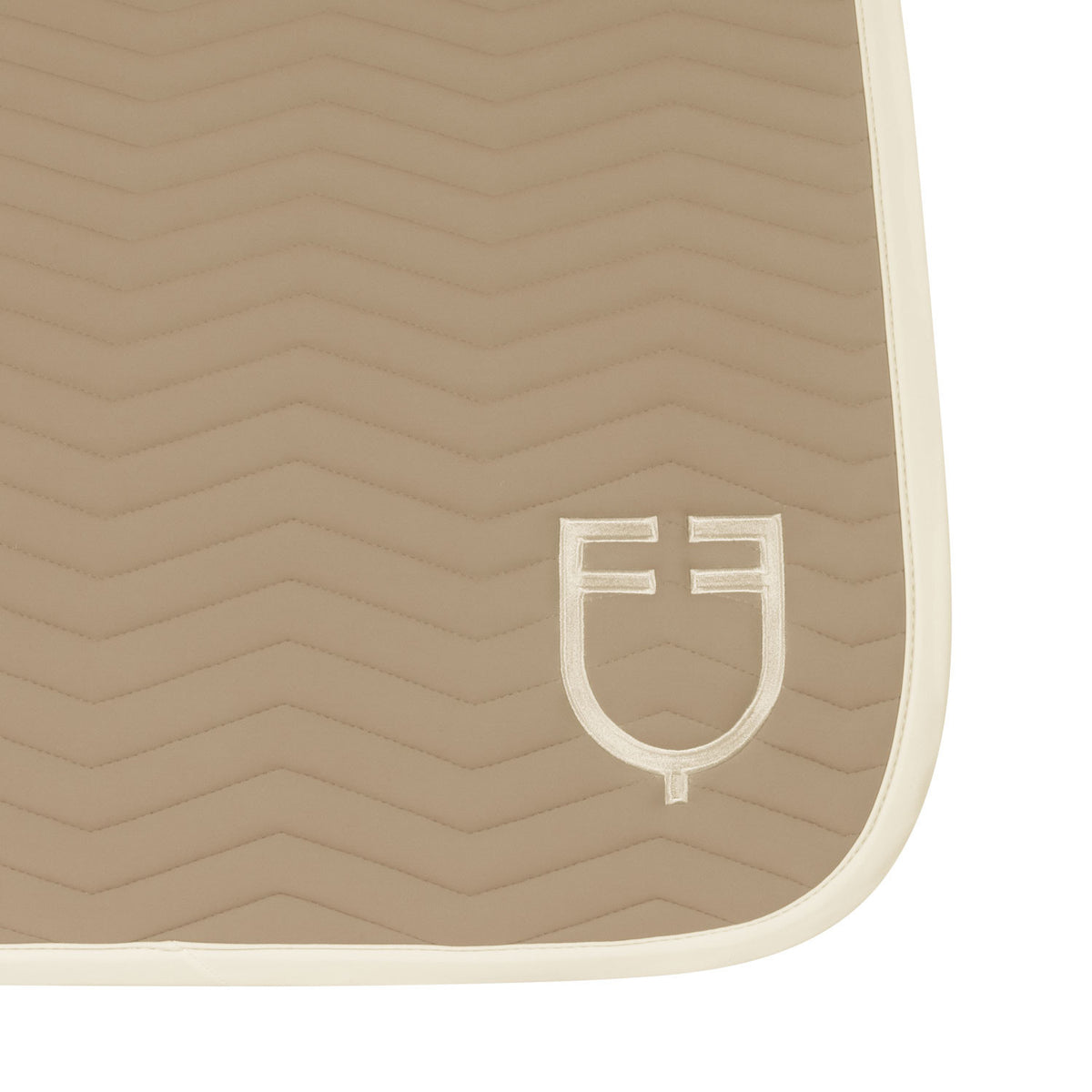 Equestro Wave Quilting Dressage Saddle Pad In Technical Fabric