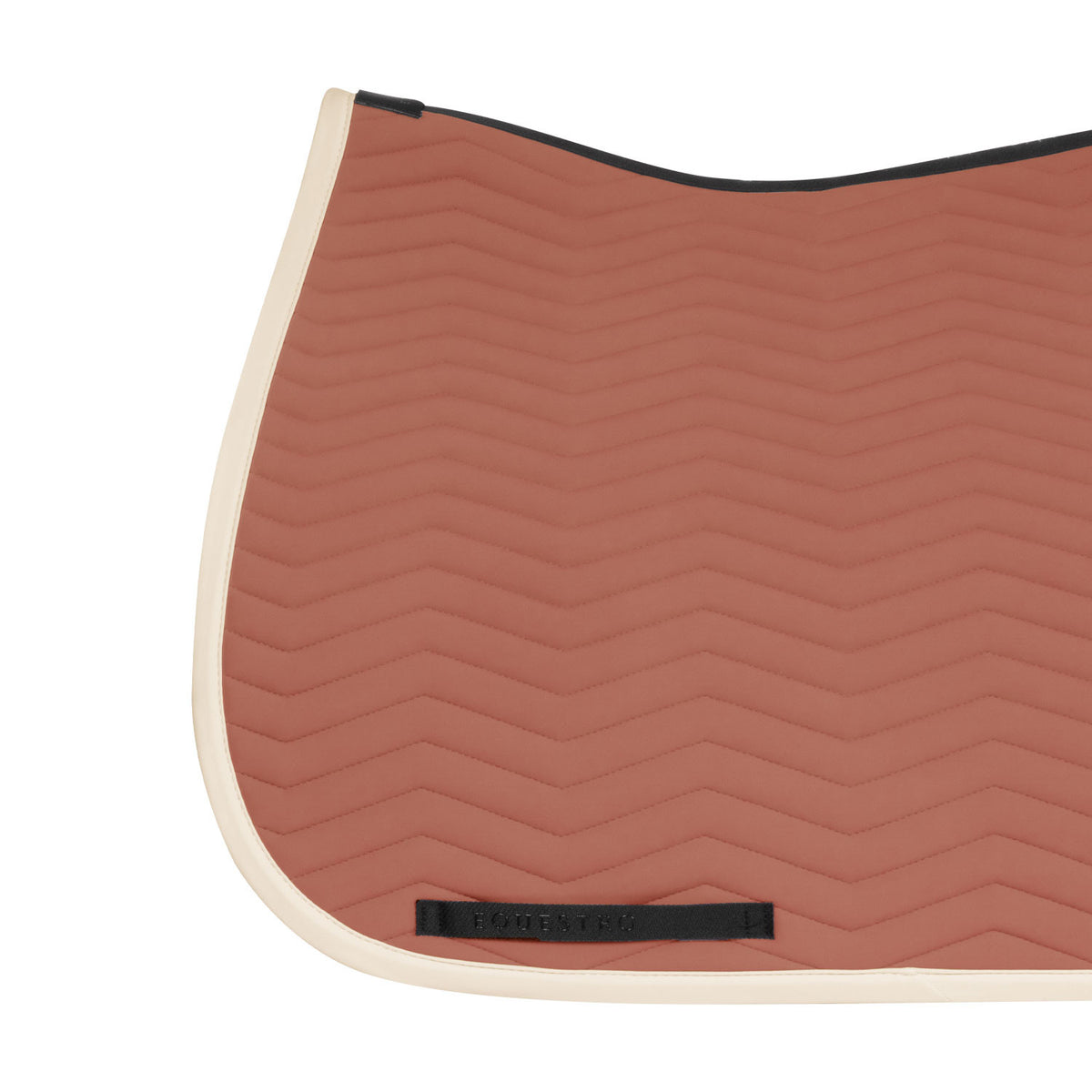 Equestro Wave Quilting Dressage Saddle Pad In Technical Fabric