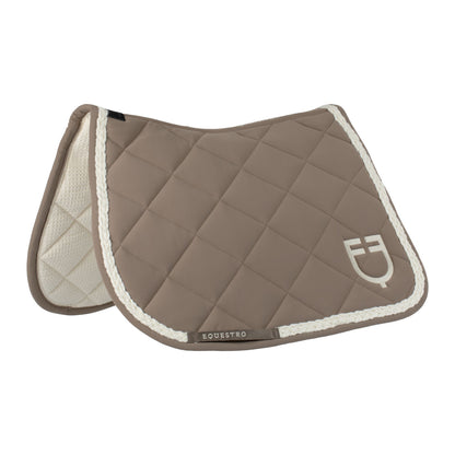 Braided cord jumping saddle pad.