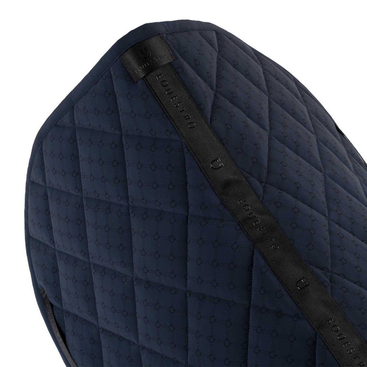 Equestro Jumping Saddle Pad With Monogram Print