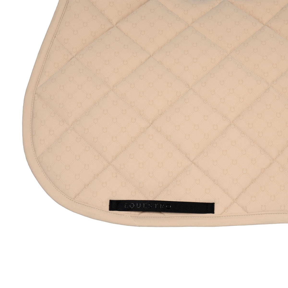 Equestro Jumping Saddle Pad With Monogram Print