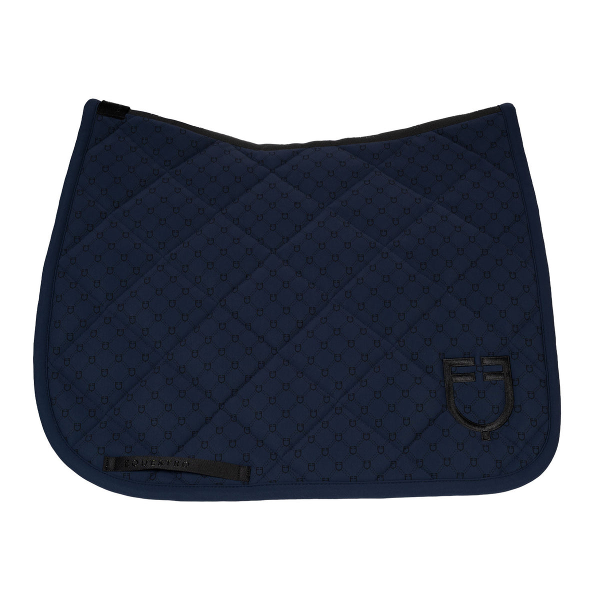 Equestro Dressage Saddle Pad With Monogram Print