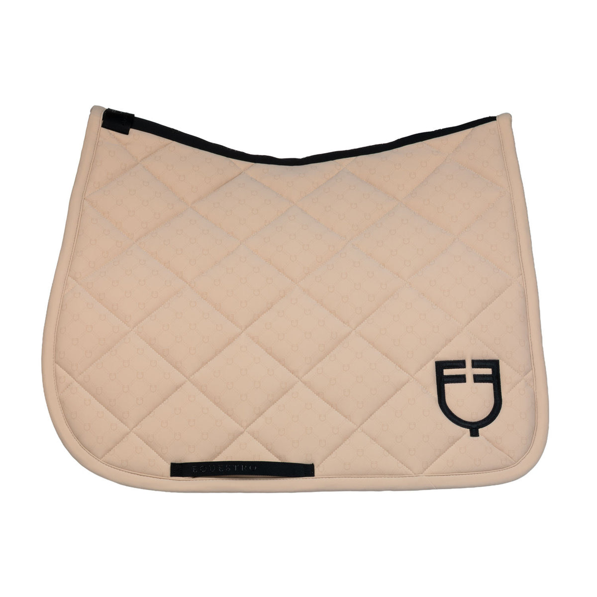 Equestro Dressage Saddle Pad With Monogram Print