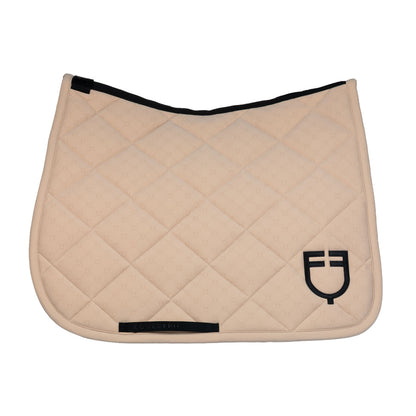 Equestro Dressage Saddle Pad With Monogram Print