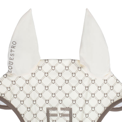 Equestro Fly Veil With Monogram Print
