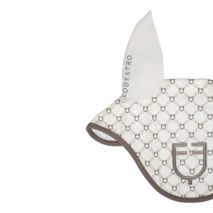 Equestro Fly Veil With Monogram Print