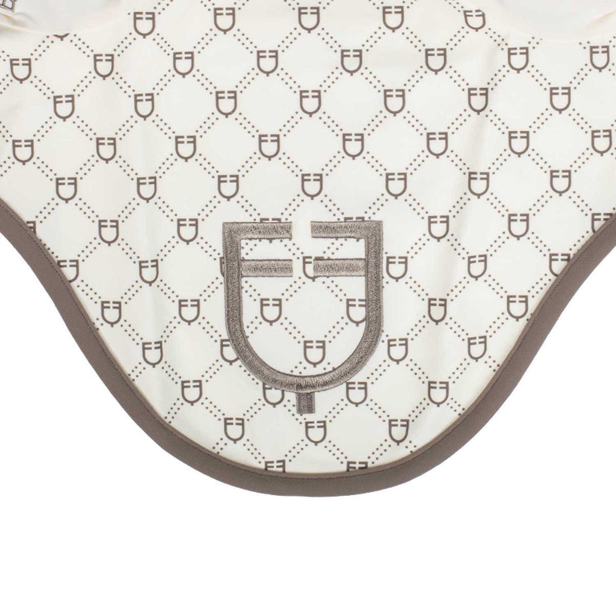 Equestro Fly Veil With Monogram Print