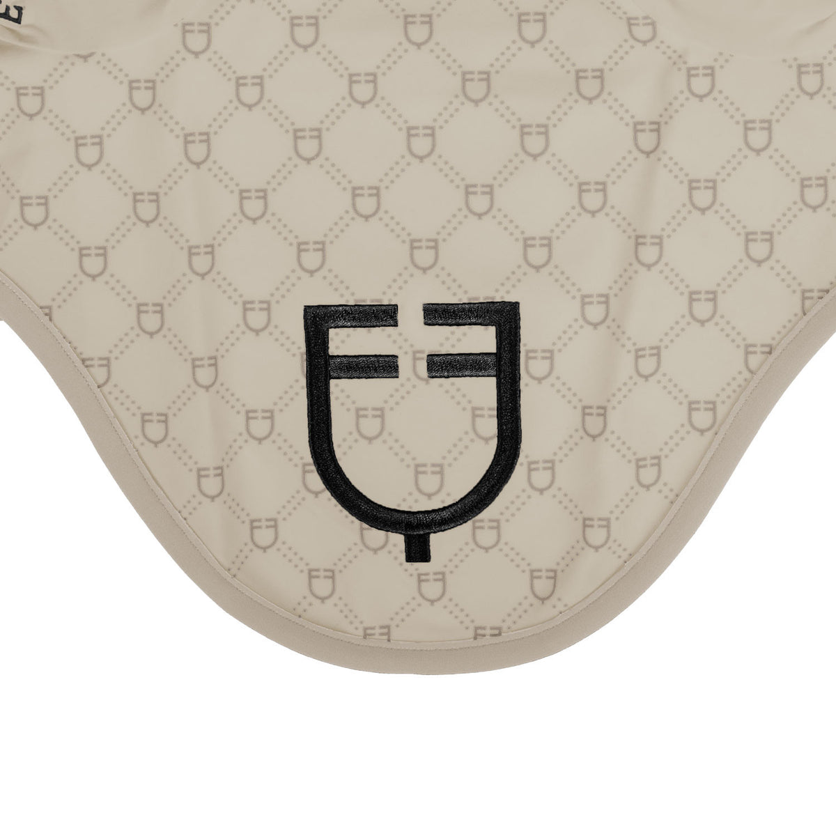 Equestro Fly Veil With Monogram Print